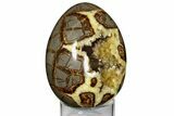 Calcite Crystal Filled Septarian Geode Egg - Utah #176039-2